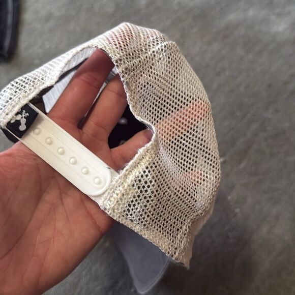 Gray Cap SECOND FIDDLE - Nashville White and Gray Adjustable Hat - Picture 4 of 4